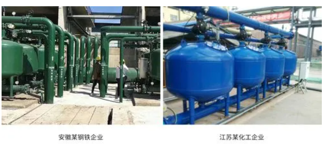 工業淺層砂過濾器應用現場