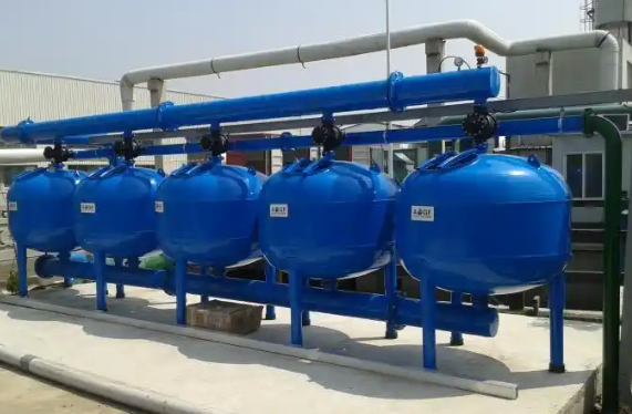 淺層砂過濾器應用現場