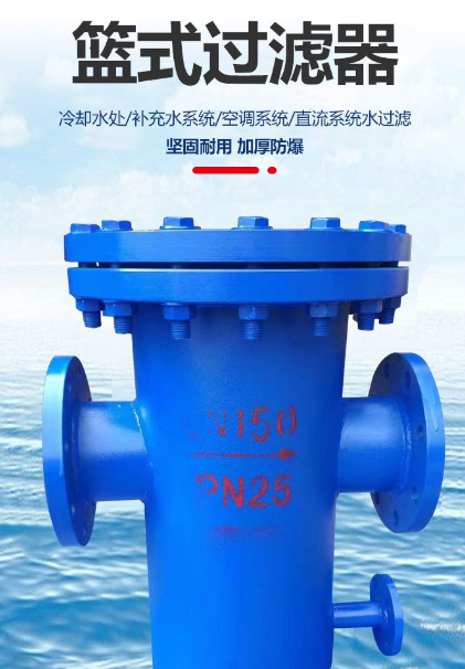 藍式管道過濾器設(shè)備 藍式管道過濾器設(shè)備